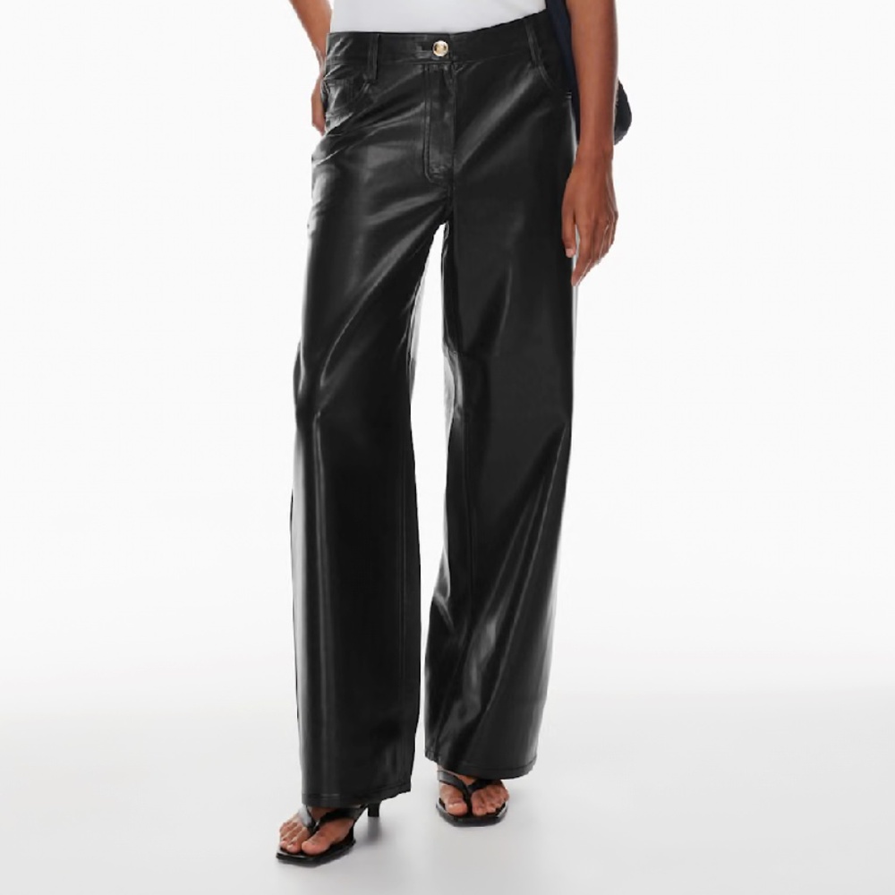 Aritzia Faux Leather Pants